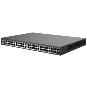 Peplink PLS-48-H2G-740W 52-Port PoE Switch, 740W Power Budget, 32x 1GbE 802.3at PoE+ RJ45 Ports, 16x 2.5GbE 802.3at PoE+ RJ45 Ports, 4x 10GbE SFP+ Ports 